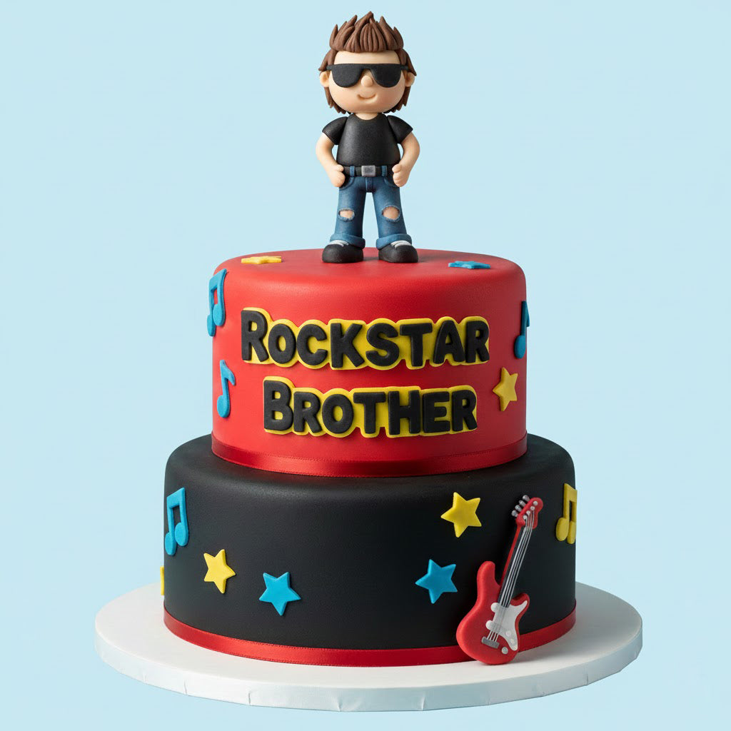 Rockstar Brother Cake